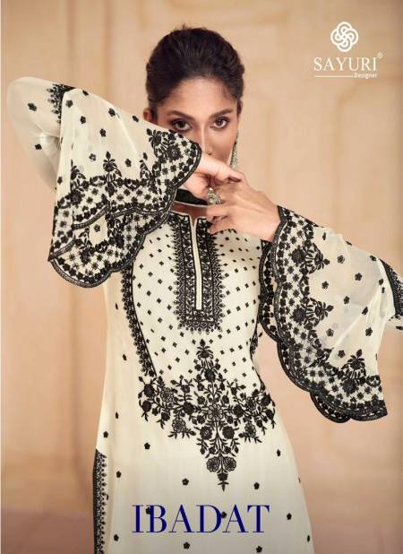 Ibadat By Sayuri Heavy Georgette Readymade Suits Wholesale Shop In Surat
 Catalog